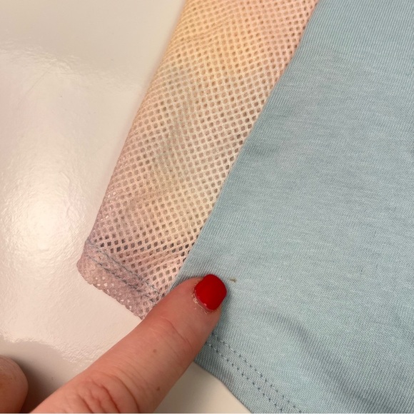 Puma Girls Blue with Mesh sides Tank Top Front Tie Sz Large 12/14 NWT - Picture 5 of 6